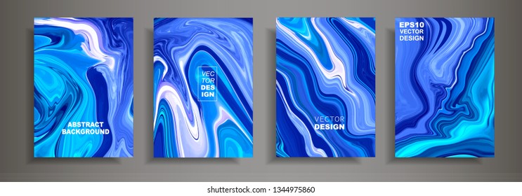 Diseño moderno A4.Textura de mármol multicolor de pinturas líquidas brillantes de color. Pintas de tendencia de salpicaduras. Presentaciones de diseño usadas, impresión, volante, tarjetas de presentación, invitaciones, calendarios, sitios.