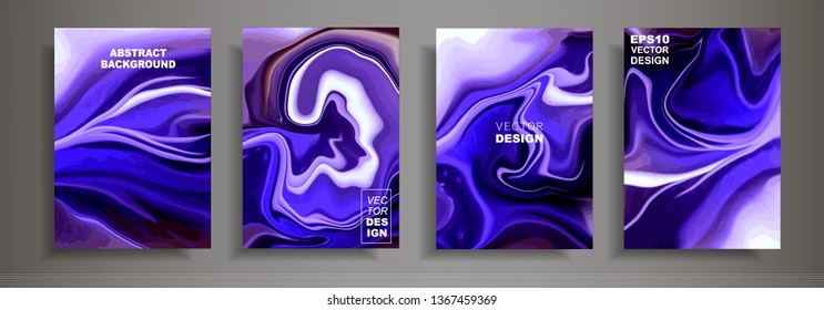 Modern design A4.Abstract multicolor marble texture of colored bright liquid paints. Splash trends paints. Used design presentations, print, flyer, business cards, invitations, calendars, sites.