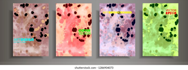 Modern design A4.Abstract neon texture of colored bright liquid paints.Splash  trends paints.Used design presentations, print,flyer,business cards,invitations, calendars,sites, packaging,cover.