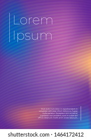 Modern design A4.Abstract poster lines, on a purple background.Used for design presentations, print,flyer,business cards,invitations, calendars,sites, packaging,cover.