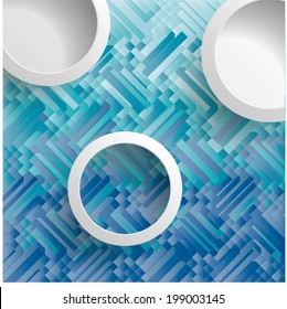 Modern Design. Abstract background with circle elements. 