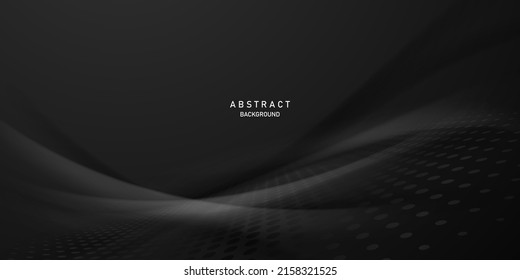 modern design abstract black background vector illustration