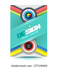 Modern design abstract brochure. Vector illustration. Book cover. flyer design template, Magazine, presentation, brochure and printing.