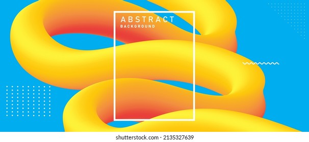 Modern Design Abstract Flowing Wave Background vector illustration