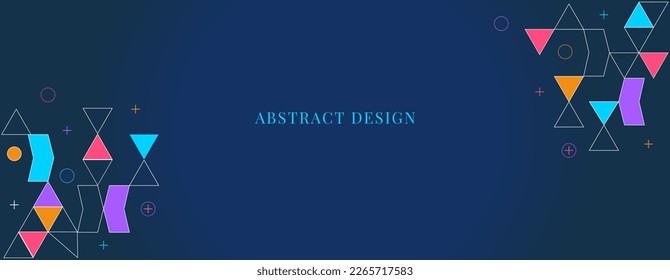 modern design with abstract geometric background. Minimalistic vector texture with polygonal pattern for banner design or header