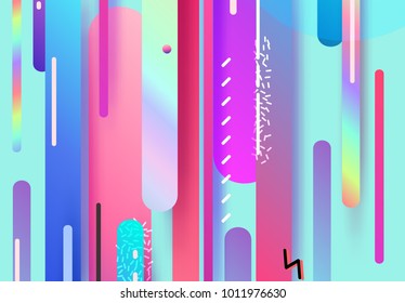 Modern design abstract illustration. Color trend elements.
