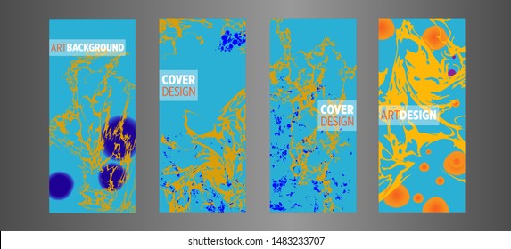 Modern design. Abstract marble texture of colored bright liquid paints.Splash trends paints.Used design presentations, print,flyer,business cards,invitations, calendars,sites, packaging,cover.