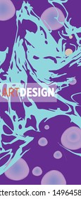 Modern design. Abstract marble texture of colored bright liquid paints.Splash trends paints.Used design presentations, print,flyer,business cards,invitations, calendars,sites, packaging,cover.