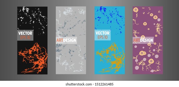 Modern design. Abstract marble texture of colored bright liquid paints.Splash trends paints.Used design presentations, print,flyer,business cards,invitations, calendars,sites, packaging,cover.
