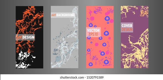 Modern design. Abstract marble texture of colored bright liquid paints.Splash trends paints.Used design presentations, print,flyer,business cards,invitations, calendars,sites, packaging,cover.