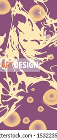 Modern design. Abstract marble texture of colored bright liquid paints. Splash trends paints. Used design presentations, print,flyer,business cards,invitations, calendars,sites, packaging,cover.