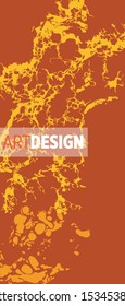 Modern design. Abstract marble texture of colored bright liquid paints. Splash trends paints.  