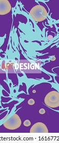 Modern design. Abstract marble texture of colored bright liquid paints.Splash trends paints.Used design presentations, print,flyer,business cards,invitations, calendars,sites, packaging,cover.