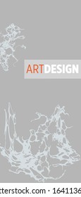Modern design. Abstract marble texture of colored bright liquid paints.Splash trends paints.