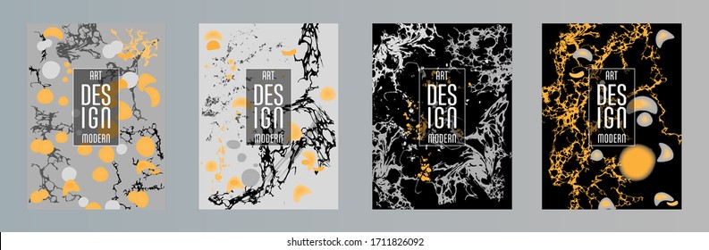 Modern design. Abstract marble texture of colored bright liquid paints. Splash trends paints. Used design presentations, print, flyer, business cards, invitations, calendars, sites, packaging, cover.