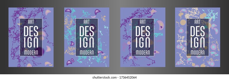 Modern design. Abstract marble texture of colored bright liquid paints. Splash trends paints.  