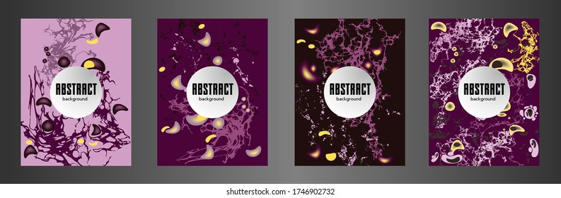 Diseño moderno. Textura abstracta de mármol de pinturas líquidas brillantes de colores. Pintas de tendencia de salpicaduras. Presentaciones de diseño usadas, impresión, volante, tarjetas de visita, invitaciones, calendarios, sitios, empaque, portada.