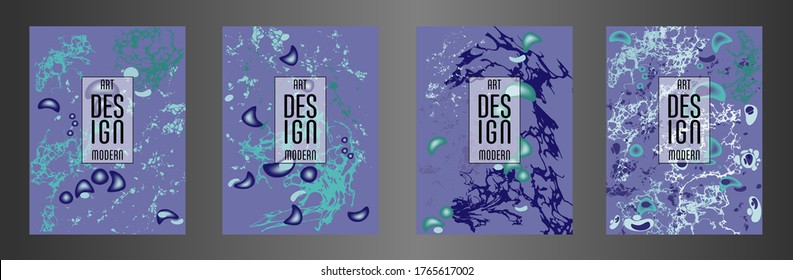 Modern design. Abstract marble texture of colored bright liquid paints. Splash trends paints. Used design presentations, print, flyer, business cards, invitations, calendars, sites, packaging, cover.