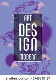 Modern design. Abstract marble texture of colored bright liquid paints. Splash trends paints. Used design presentations, print, flyer, business cards, invitations, calendars, sites, packaging, cover.