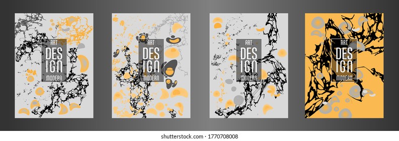 Modern design. Abstract marble texture of colored bright liquid paints. Splash trends paints. Used design presentations, print, flyer, business cards, invitations, calendars, sites, packaging, cover.