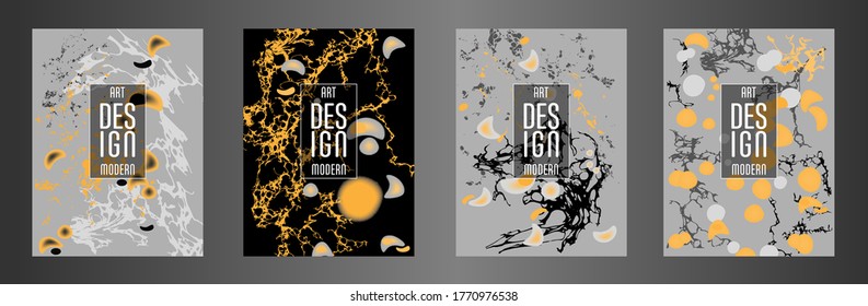 Modern design. Abstract marble texture of colored bright liquid paints. Splash trends paints. Used design presentations, print, flyer, business cards, invitations, calendars, sites, packaging, cover.