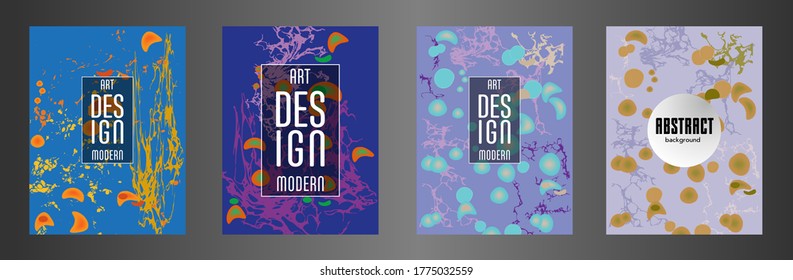 Modern design. Abstract marble texture of colored bright liquid paints. Splash trends paints. Used design presentations, print, flyer, business cards, invitations, calendars, sites, packaging, cover.