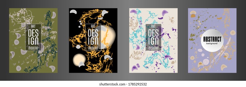 Modern design. Abstract marble texture of colored bright liquid paints. Splash trends paints. Used design presentations, print, flyer, business cards, invitations, calendars, sites, packaging, cover.