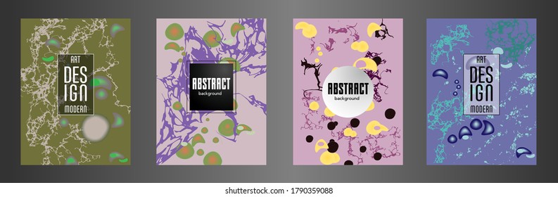 Modern design. Abstract marble texture of colored bright liquid paints. Splash trends paints. Used design presentations, print, flyer, business cards, invitations, calendars, sites, packaging, cover.