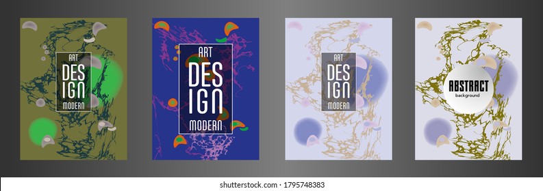 Diseño moderno. Textura abstracta de mármol de pinturas líquidas brillantes de colores. Pintas de tendencia de salpicaduras. Presentaciones de diseño usadas, impresión, volante, tarjetas de visita, invitaciones, calendarios, sitios, empaque, portada.