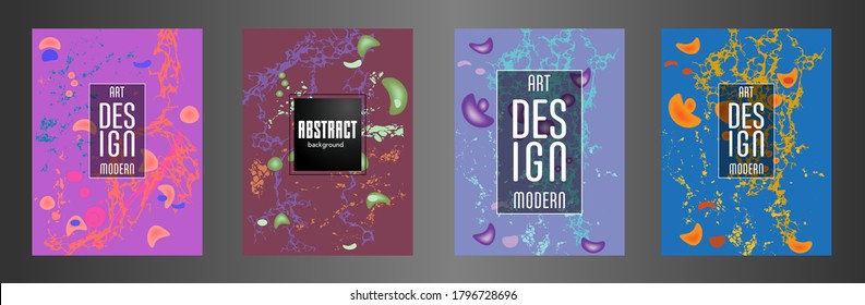 Modern design. Abstract marble texture of colored bright liquid paints. Splash trends paints. Used design presentations, print, flyer, business cards, invitations, calendars, sites, packaging, cover.