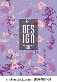 Modern design. Abstract marble texture of colored bright liquid paints. Splash trends paints. Used design presentations, print, flyer, business cards, invitations, calendars, sites, packaging, cover.