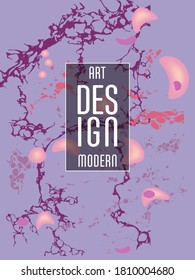 Modern design. Abstract marble texture of colored bright liquid paints. Splash trends paints. Used design presentations, print, flyer, business cards, invitations, calendars, sites, packaging, cover.