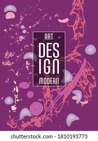 Modern design. Abstract marble texture of colored bright liquid paints. Splash trends paints. Used design presentations, print, flyer, business cards, invitations, calendars, sites, packaging, cover.