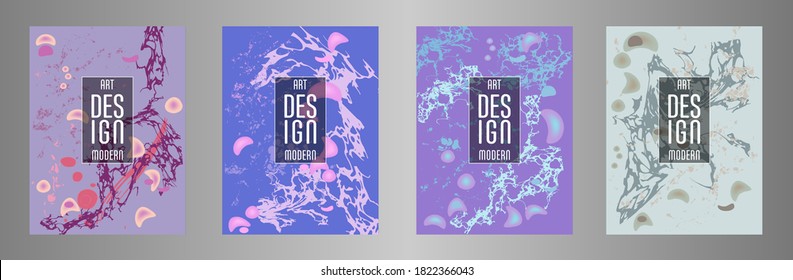 Modern design. Abstract marble texture of colored bright liquid paints. Splash trends paints. Used design presentations, print, flyer, business cards, invitations, calendars, sites, packaging, cover.
