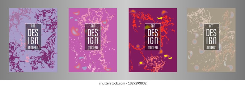 Modern design. Abstract marble texture of colored bright liquid paints. Splash trends paints. Used design presentations, print, flyer, business cards, invitations, calendars, sites, packaging, cover.