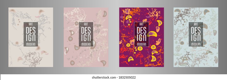 Modern design. Abstract marble texture of colored bright liquid paints. Splash trends paints. Used design presentations, print, flyer, business cards, invitations, calendars, sites, packaging, cover