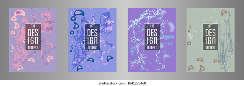 Modern design. Abstract marble texture of colored bright liquid paints. Splash trends paints. Used design presentations, print, flyer, business cards, invitations, calendars, sites, packaging, cover.