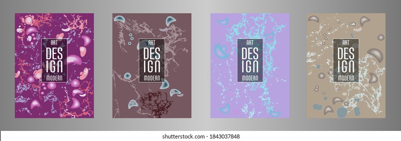 Diseño moderno. Textura abstracta de mármol de pinturas líquidas brillantes de colores. Pintas de tendencia de salpicaduras. Presentaciones de diseño usadas, impresión, volante, tarjetas de visita, invitaciones, calendarios, sitios, empaque, portada.