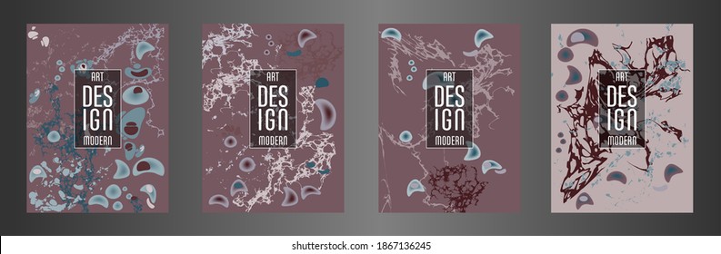 Diseño moderno. Textura abstracta de mármol de pinturas líquidas brillantes de colores. Pintas de tendencia de salpicaduras. Presentaciones de diseño usadas, impresión, volante, tarjetas de visita, invitaciones, calendarios, sitios, empaque, portada.