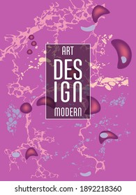Modern design. Abstract marble texture of colored bright liquid paints. Splash trends paints. Used design presentations, print, flyer, business cards, invitations, calendars, sites, packaging, cover.