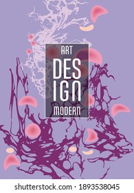 Modern design. Abstract marble texture of colored bright liquid paints. Splash trends paints. Used design presentations, print, flyer, business cards, invitations, calendars, sites, packaging, cover.