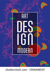 Diseño moderno. Textura abstracta de mármol de pinturas líquidas brillantes de colores. Pintas de tendencia de salpicaduras. Presentaciones de diseño usadas, impresión, volante, tarjetas de visita, invitaciones, calendarios, sitios, empaque, portada.