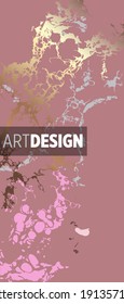 Modern design. Abstract marble texture of colored bright liquid paints. Splash trends paints. Used design presentations, print, flyer, business cards, invitations, calendars, sites, packaging, cover.