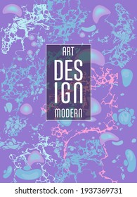 Diseño moderno. Textura abstracta de mármol de pinturas líquidas brillantes de colores. Pintas de tendencia de salpicaduras. Presentaciones de diseño usadas, impresión, volante, tarjetas de visita, invitaciones, calendarios, sitios, empaque, portada.
