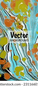 Modern design. Abstract marble texture of colored bright liquid paints. Splash trends paints. Used design presentations, print, flyer, business cards, invitations, calendars, sites, packaging, cover.
