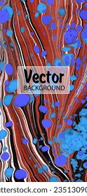 Diseño moderno. Textura abstracta de mármol de pinturas líquidas brillantes de colores. Pintas de tendencia de salpicaduras. Presentaciones de diseño usadas, impresión, volante, tarjetas de visita, invitaciones, calendarios, sitios, empaque, portada.
