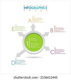 Modern design abstract template vector