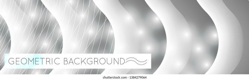 Modern design. Abstract vector style. WAvy lines trendy composition.