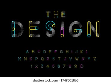 modern design alphabet set in vector format.