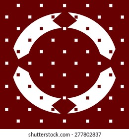 Modern design with arrows. Red. Hotbox


